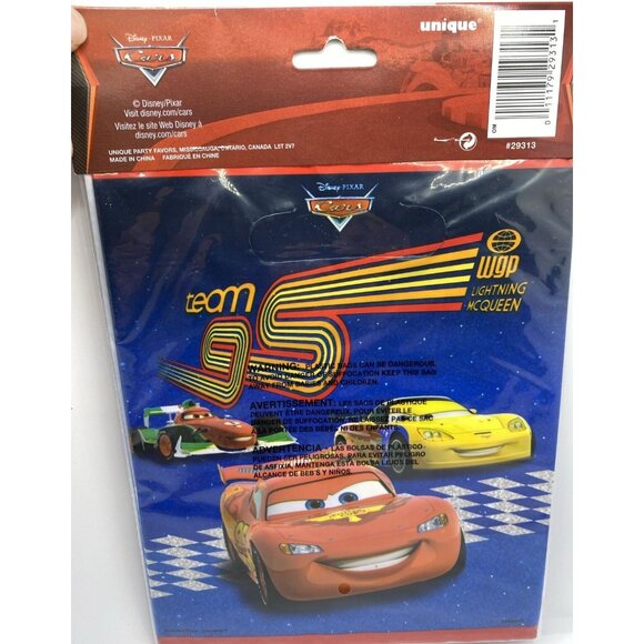 Disney Cars Lightning McQueen Birthday Party Decor Invitations Napkins Loot Bags - Picture 7 of 12